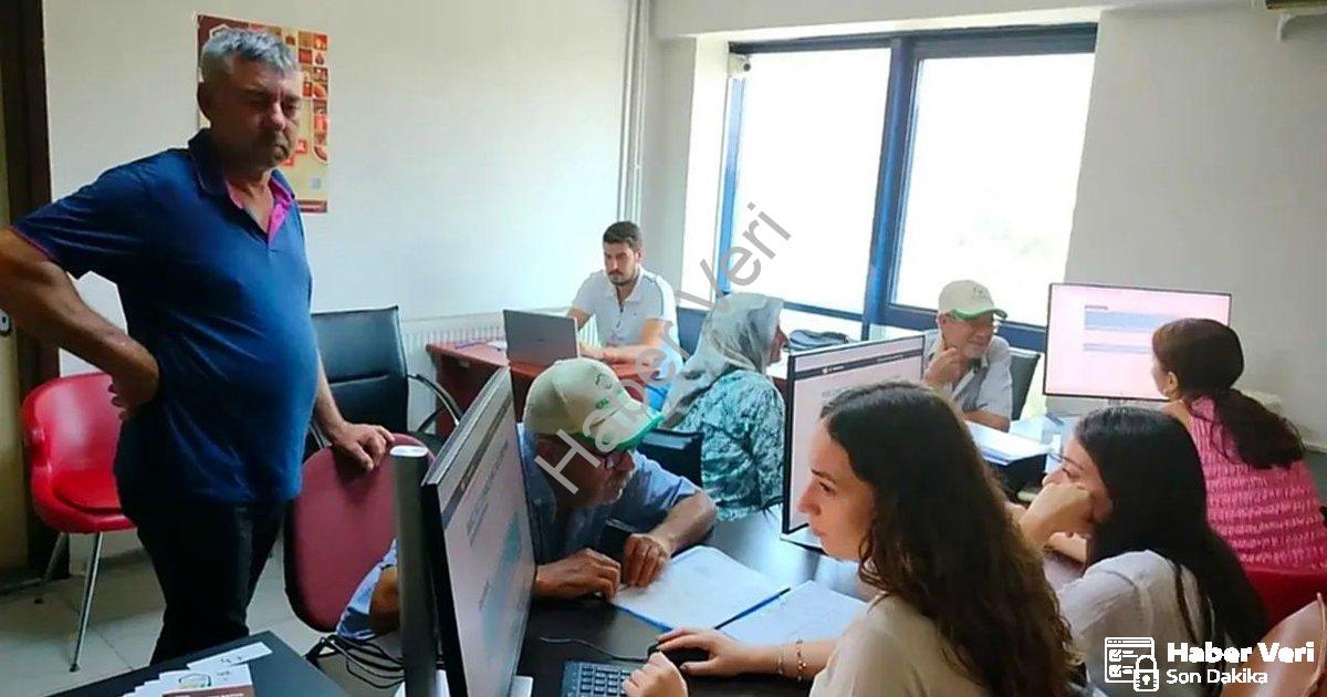 "Söke Ovası Tarım Sayımında Büyük Başarı: Yüzde 90 Tamamlandı" başlıklı haber için fotorealistik, pr