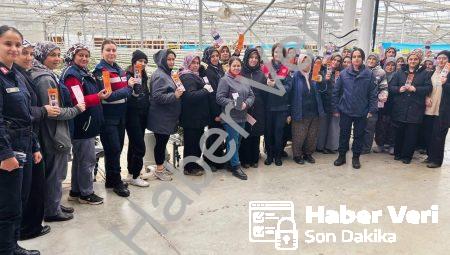 Simav’da Jandarma’dan Örnek Çalışma: Sera İşçisi Kadınlara KADES Eğitimi