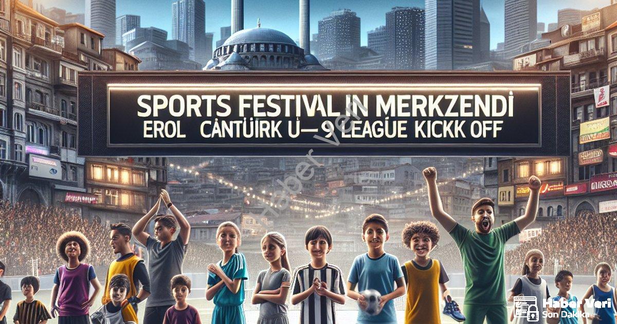 "Merkezefendi'de Spor Şöleni: Erol Cantürk U-9 Ligi Start Aldı" başlıklı haber için fotorealistik, p