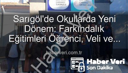Sarıgöl’de Okullarda Yeni Dönem: Farkındalık Eğitimleri Öğrenci, Veli ve Öğretmenlere Umut Oluyor