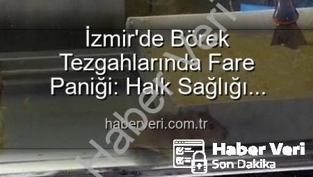 İzmir’de Börek Tezgahlarında Fare Paniği: Halk Sağlığı Tehlikeye Girdi!