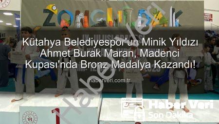 Kütahya Belediyespor’un Minik Yıldızı Ahmet Burak Maran, Madenci Kupası’nda Bronz Madalya Kazandı!