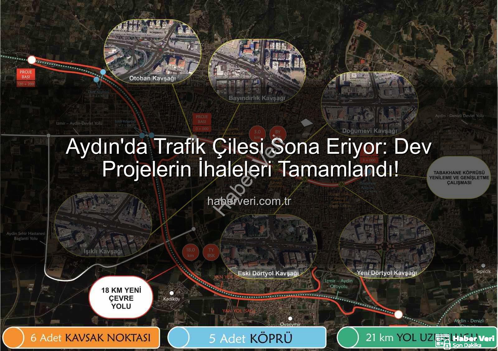 Aydın trafik sorununa çözüm - Aydın'da Trafik Çilesi Sona Eriyor: Dev Projelerin İhaleleri Tamamlandı!